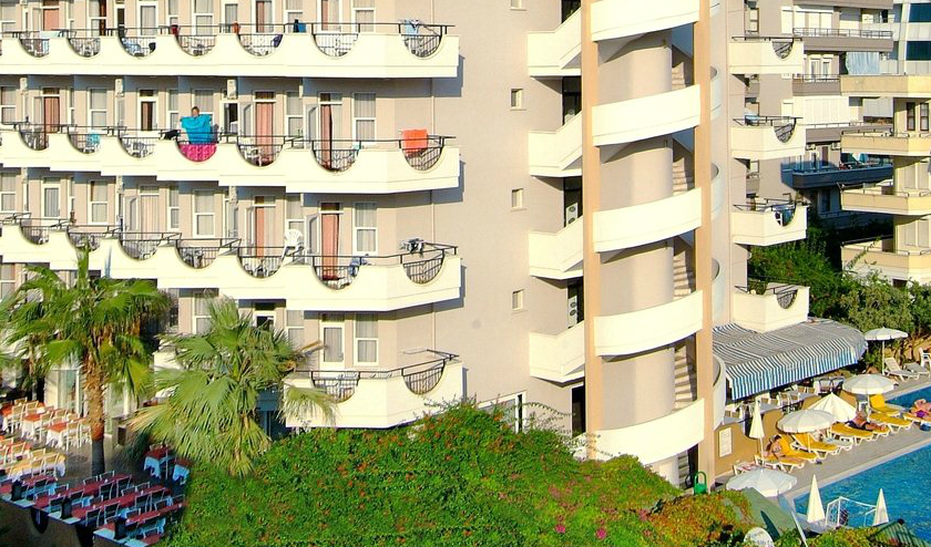 Hotel Hedef Kleopatra Golden Sun Alanya Exteriér fotografie